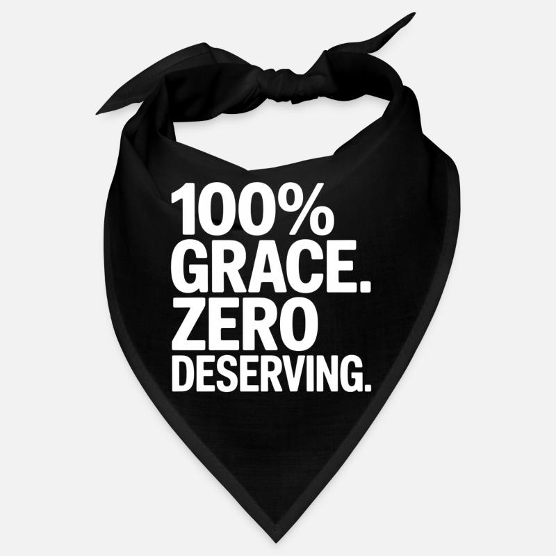 100% Grace Zero Earn Christian Bandana