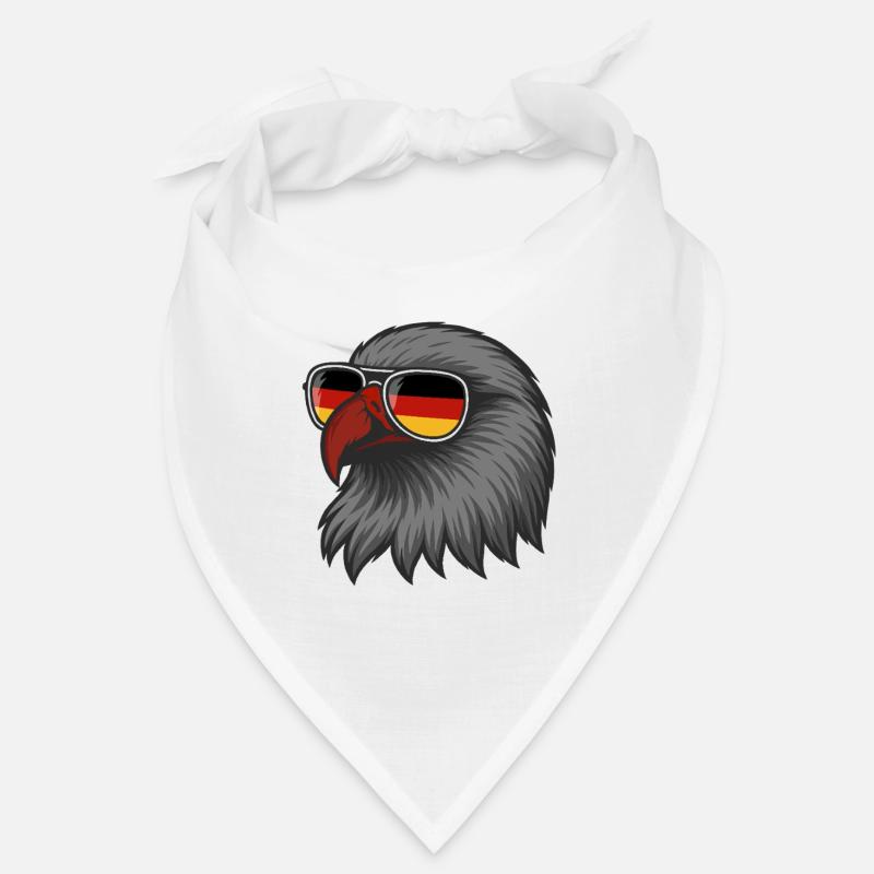 Aigle allemand avec drapeau dans des lunettes DE Bandana
