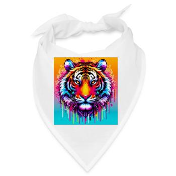 Tiger - Bandana - Weiß - Vorne