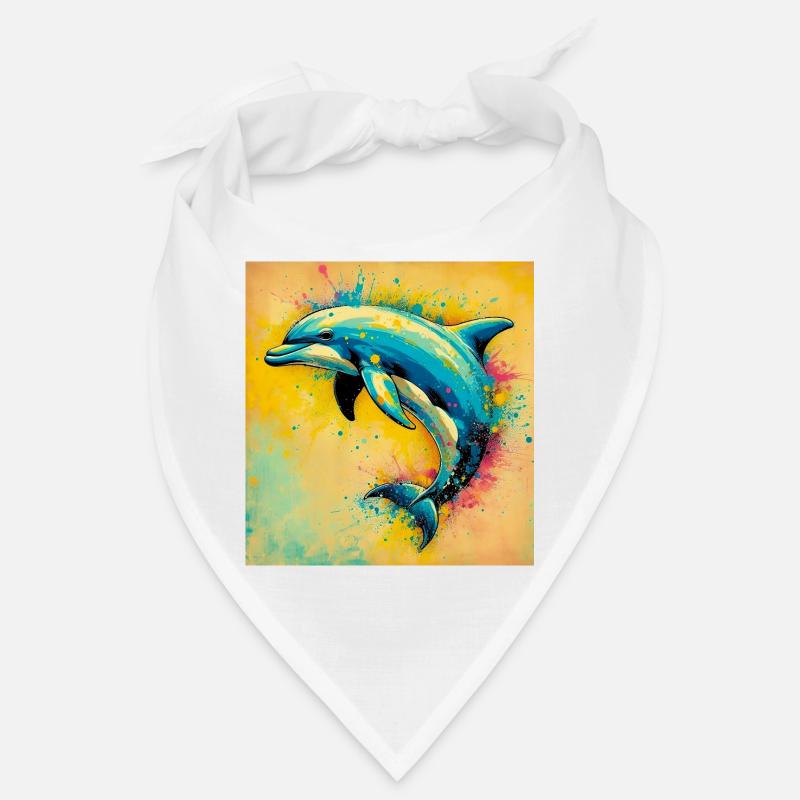Delfin - Bandana - Weiß