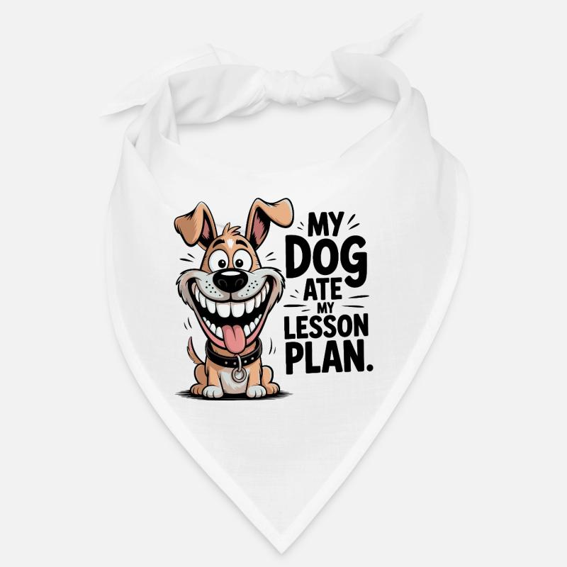 Mon chien a mangé mon professeur de plan de cours Bandana