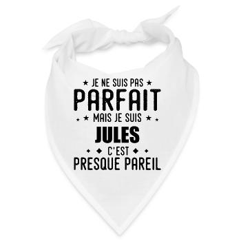 Jules: authentisch, unvollkommen, oberflächlich, perfekt - Bandana - Weiß - Vorne