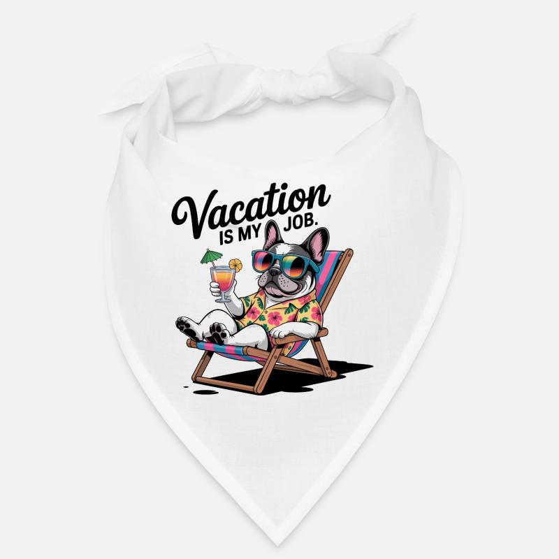 Vacation Bulldog Bandana