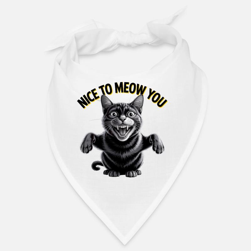 Nice to Meow You Cat Bandana