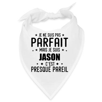 Jason: authentisch, unvollkommen, oben, Perfektion - Bandana - Weiß - Vorne