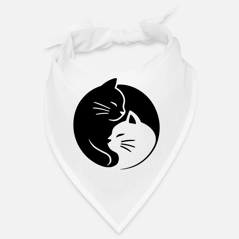 Ying Yang Cats Bandana