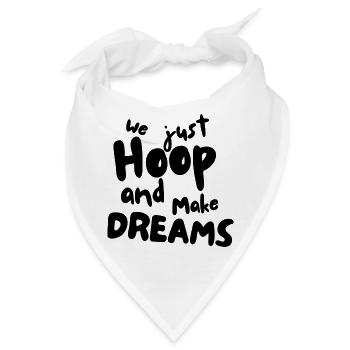 Wir machen einfach Reifen und machen Dreams weiß - Bandana - Weiß - Vorne