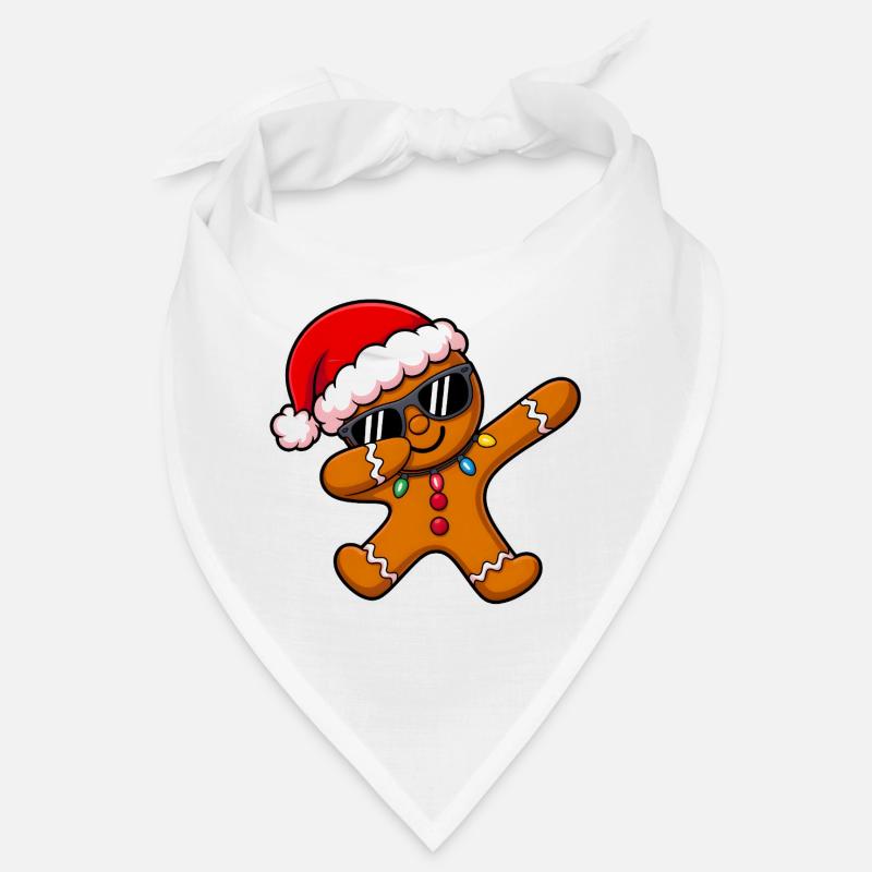 Gingerbread Man Christmas Bandana