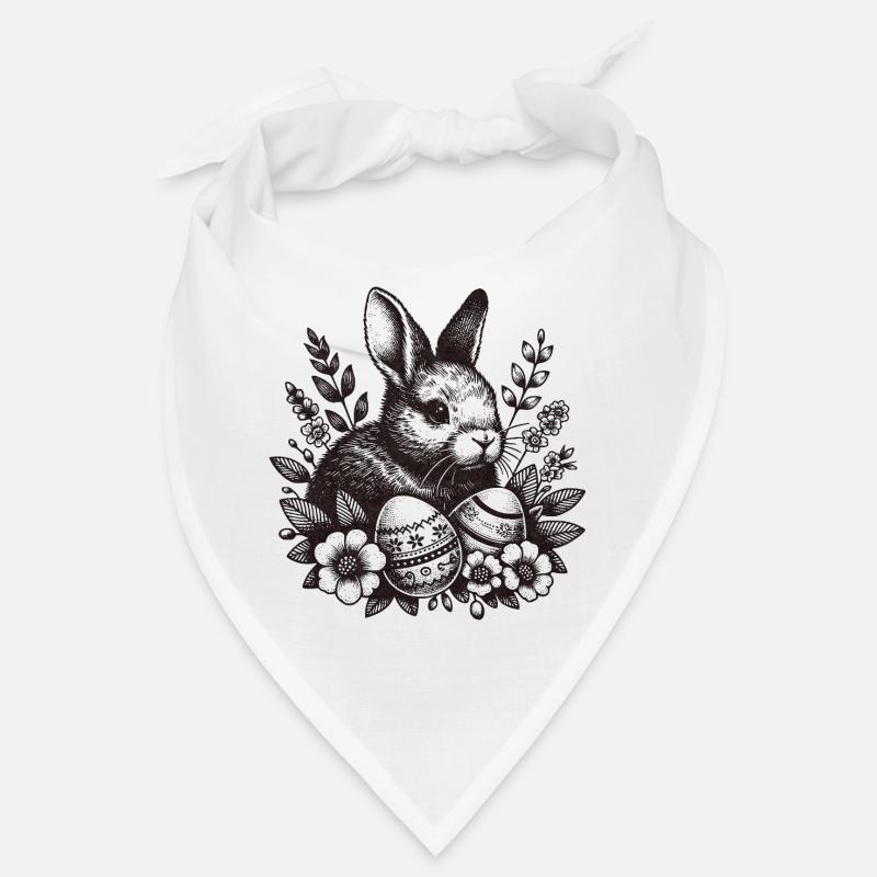 Easter Bunny - Bandana - white
