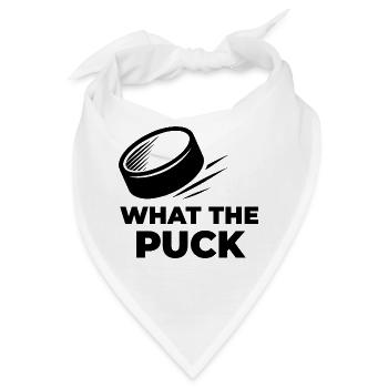 WHAT THE PUCK - Bandana - Weiß - Vorne