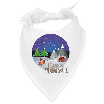 Winterzauber Christmas - Bandana - Weiß - Vorne