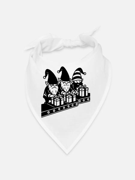 Weight Assembly Line Gifts Factory - Bandana - white - Front