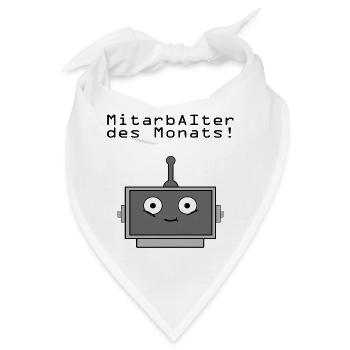 MitArbeiter des Monats - Bandana - Weiß - Vorne