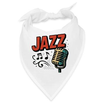 Jazz – Saxophon – Musik - Bandana - Weiß - Vorne