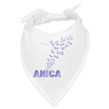 Anica als Segeln - Bandana - Weiß - Vorne