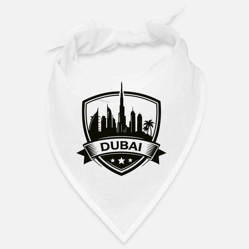 Dubai Skyline Shield Bandana