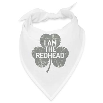Ich bin der rothaarige Shamrock-Stolz - Bandana - Weiß - Vorne