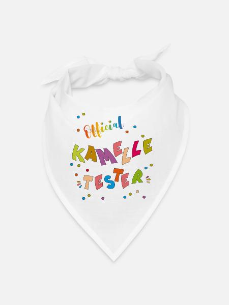 Kamelle Tester - Bandana - Weiß