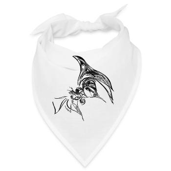 Creative Butterfly - Bandana - Weiß - Vorne