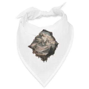 Berge Wandern - Bandana - Weiß - Vorne