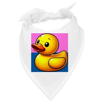 Ente Ente Ente Ente Ente - Bandana - Weiß - Vorne