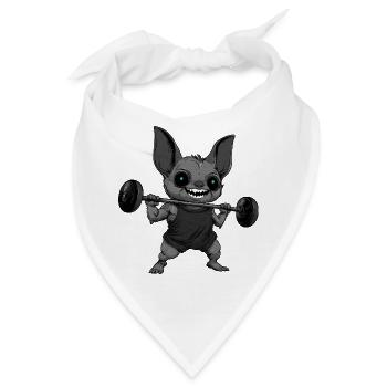 Sport Tiere Fledermaus - Bandana - Weiß - Vorne