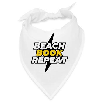 Strandbuch-Wiederholung - Bandana - Weiß - Vorne