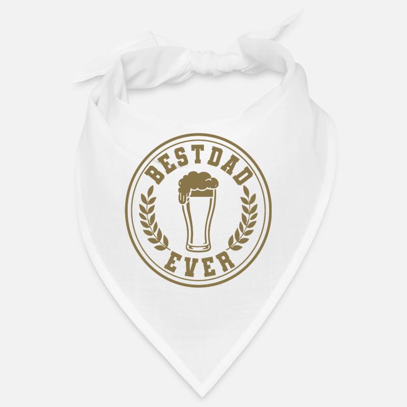 Best Dad Ever Bier Emblem für Väter Bandana