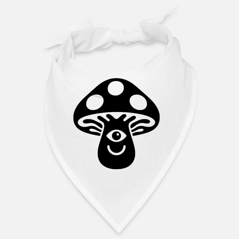 Champignon psychédélique avec motif œil Bandana