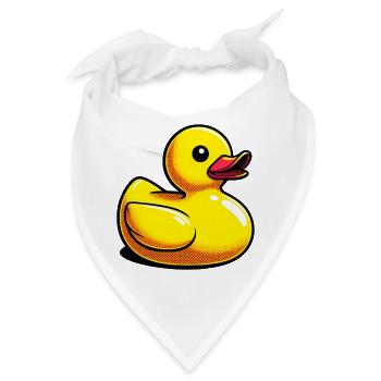 Ente Ente Ente Ente Ente - Bandana - Weiß - Vorne