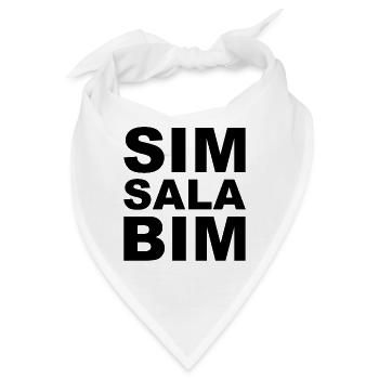 SIMSALABIM - einfach zauberhaft (Black) - Bandana - Weiß - Vorne