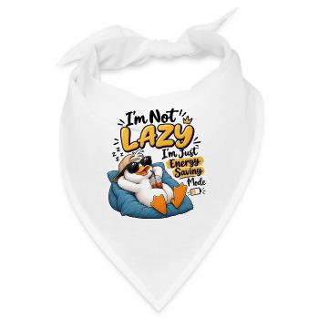 Lazy Duck Energiesparer - Bandana - Weiß - Vorne