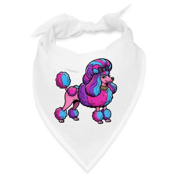 Neon Pudel Couture - Bandana - Weiß - Vorne
