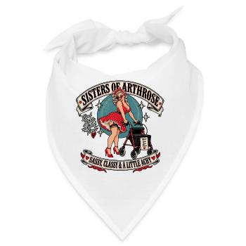 Sisters of Arthrose - Bandana - Weiß - Vorne