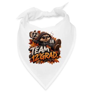 Team 12 Grad - Bandana - Weiß - Vorne