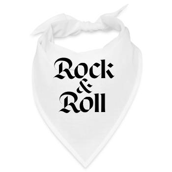 Gothic Rock and Roll - Bandana - Weiß - Vorne