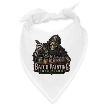 Batch Painting – The Endless Horde Skelett - Bandana - Weiß - Vorne