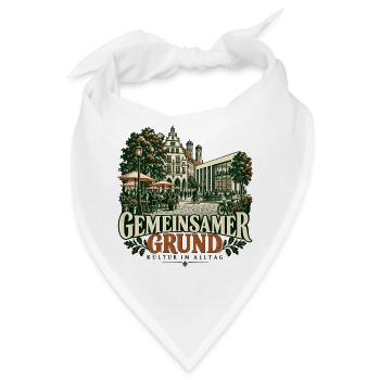 Gemeinsamer Grund Kultur Alltags - Bandana - Weiß - Vorne