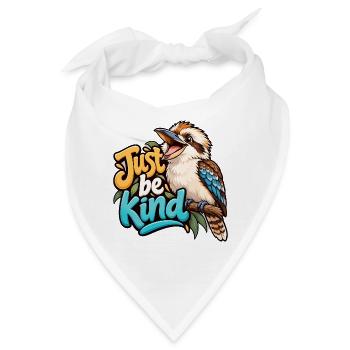 Großes Lachen - Bandana - Weiß - Vorne