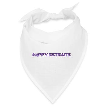 RUHESTAND. RUHESTAND. IM RUHESTAND. RUHESTAND - Bandana - Weiß - Vorne