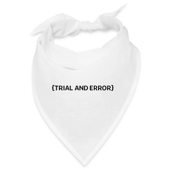 Trial an Error - Bandana - Weiß - Vorne