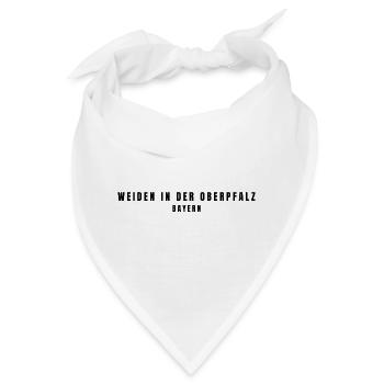 Weiden in der Oberpfalz Bayern - Bandana - Weiß - Vorne