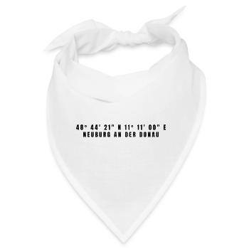 Neuburg an der Donau Bayern Koordinaten - Bandana - Weiß - Vorne