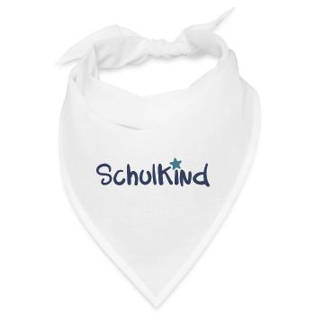 SCHULKIND Schulanfang Schulstart Schulanfänger - Bandana - Weiß - Vorne