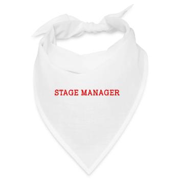 Theater Stage Manager Bühne - Bandana - Weiß - Vorne
