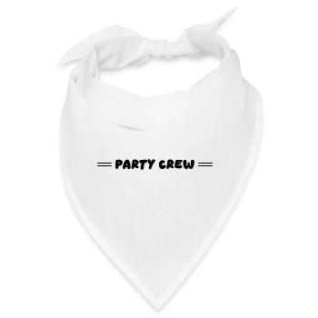 Party Crew  - Bandana - Weiß - Vorne