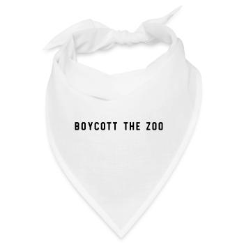 BOYCOTT THE ZOO - Bandana - Weiß - Vorne