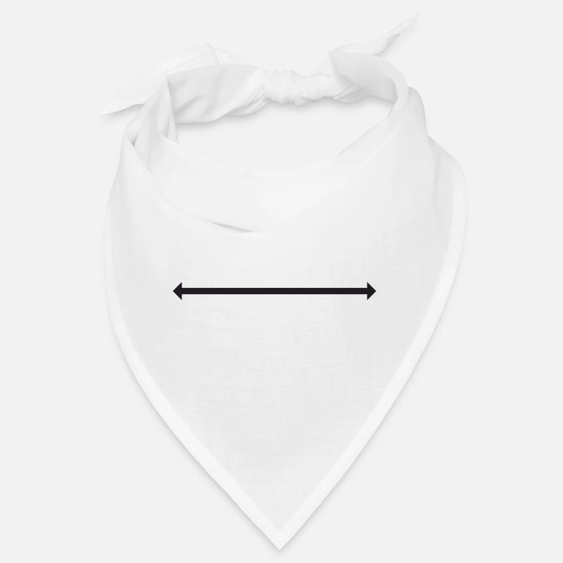 Symbol Pfeil mit zwei Spitzen Bandana