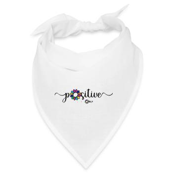 Nur positive Vibes - Bandana - Weiß - Vorne