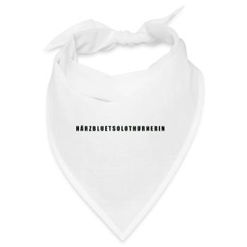 Härzbluetsolothurnerin Kanton Solothurn - Bandana - Weiß - Vorne